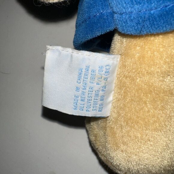 W Tags PADDINGTON PLUSH VTG 11” Bear Red Hat Blue Jacket Vintage Kids Gifts Toy - Picture 8 of 8
